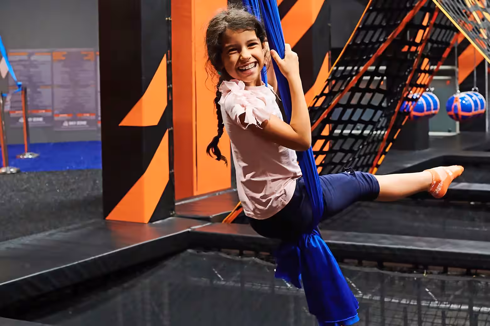 Children having fun at Gazivuu Trampoline Park